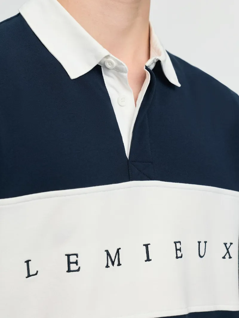 LeMieux Rugby Shirt Mens in Navy-2