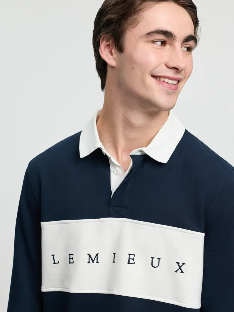 LeMieux Rugby Shirt Mens in Navy-5