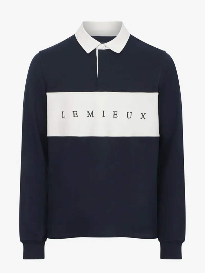 LeMieux Rugby Shirt Mens in Navy