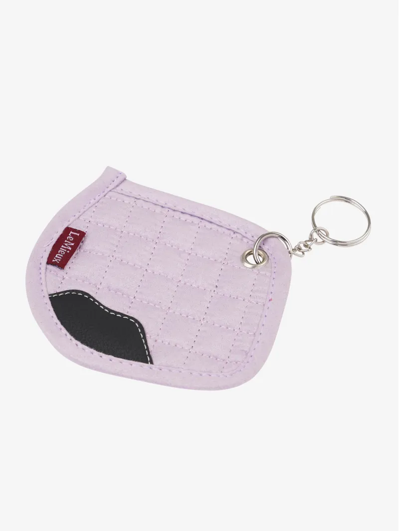 LeMieux Saddle Pad Keyring in Lilac