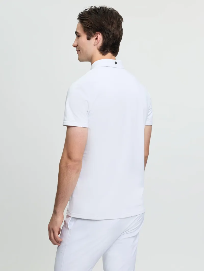 LeMieux Short Sleeve Competition Shirt Mens in White-5