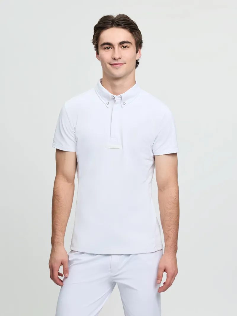LeMieux Short Sleeve Competition Shirt Mens in White