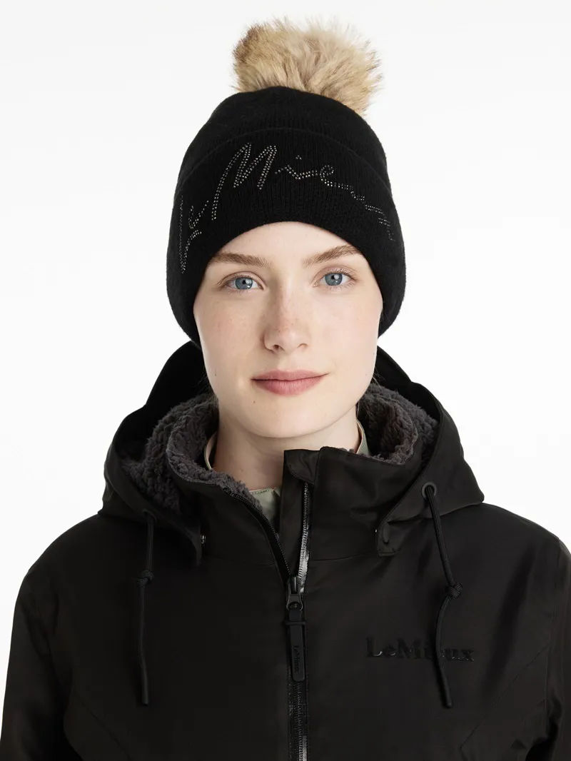 LeMieux Sparkle Beanie in Black