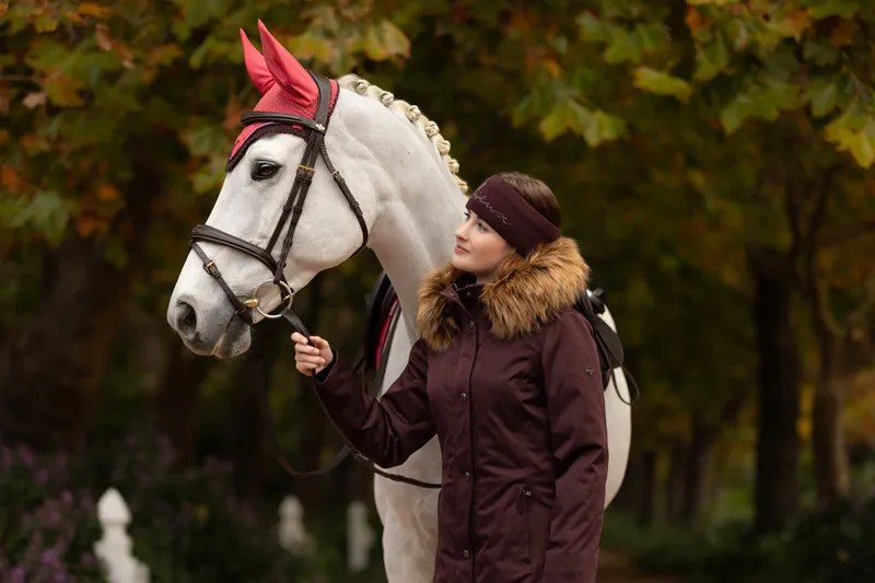 LeMieux Sparkle Headband in Damson-3