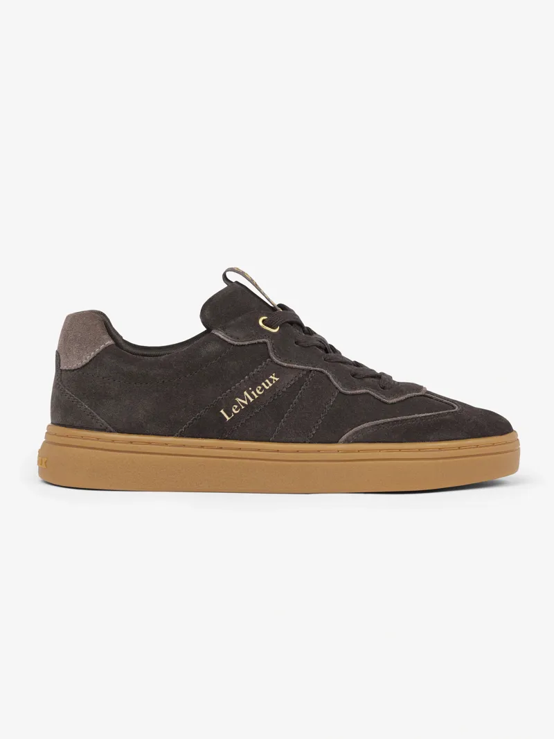 LeMieux Stockbridge Suede Trainers Ladies in Cocoa-2