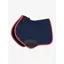 LeMieux Suede Close Contact Square in Navy and Cranberry