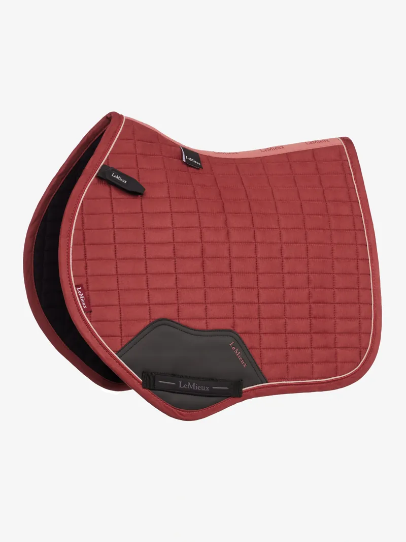 LeMieux Suede Close Contact Saddle Pad in Russet