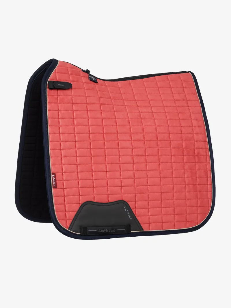LeMieux Classic Suede Dressage Square in Cranberry