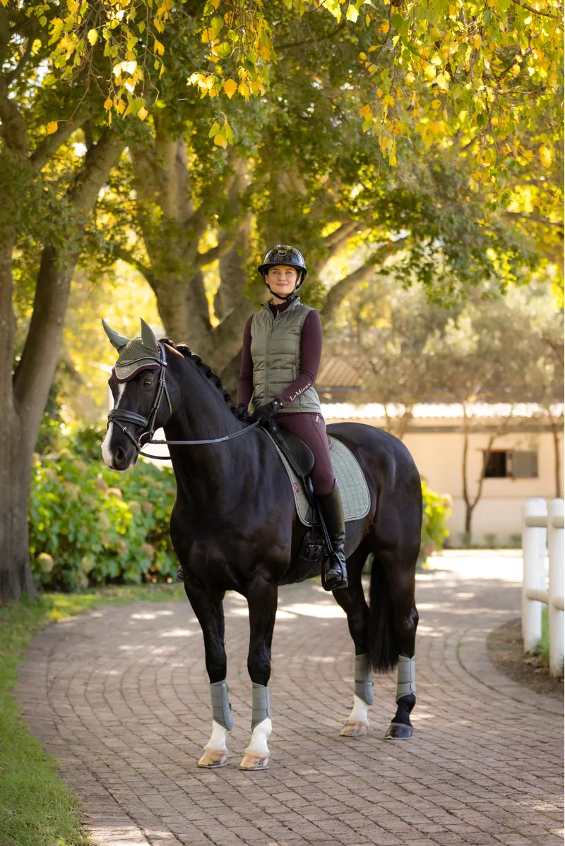LeMieux Classic Suede Dressage Square in Rosemary-5