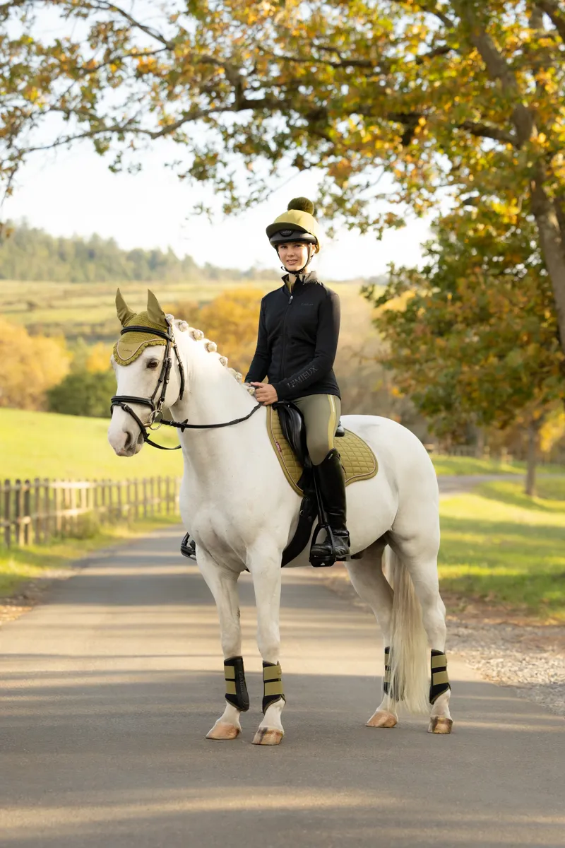 LeMieux Suede GP Saddle Pad in Gooseberry-2