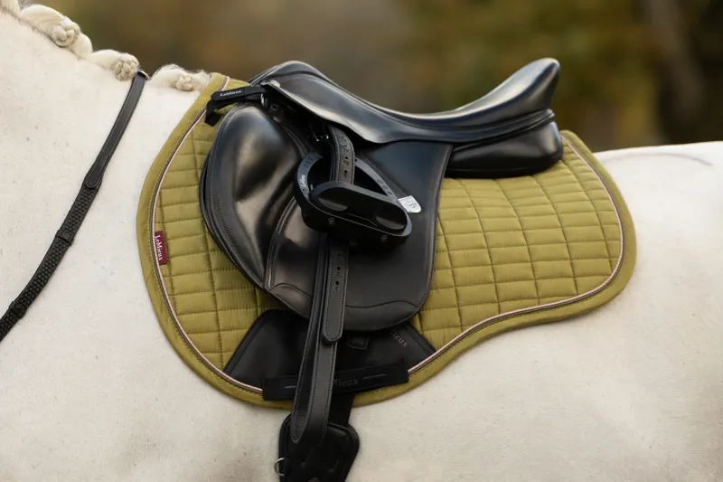 LeMieux Suede GP Saddle Pad in Gooseberry-3