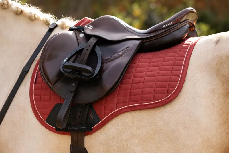 LeMieux Suede GP Saddle Pad in Russet-3