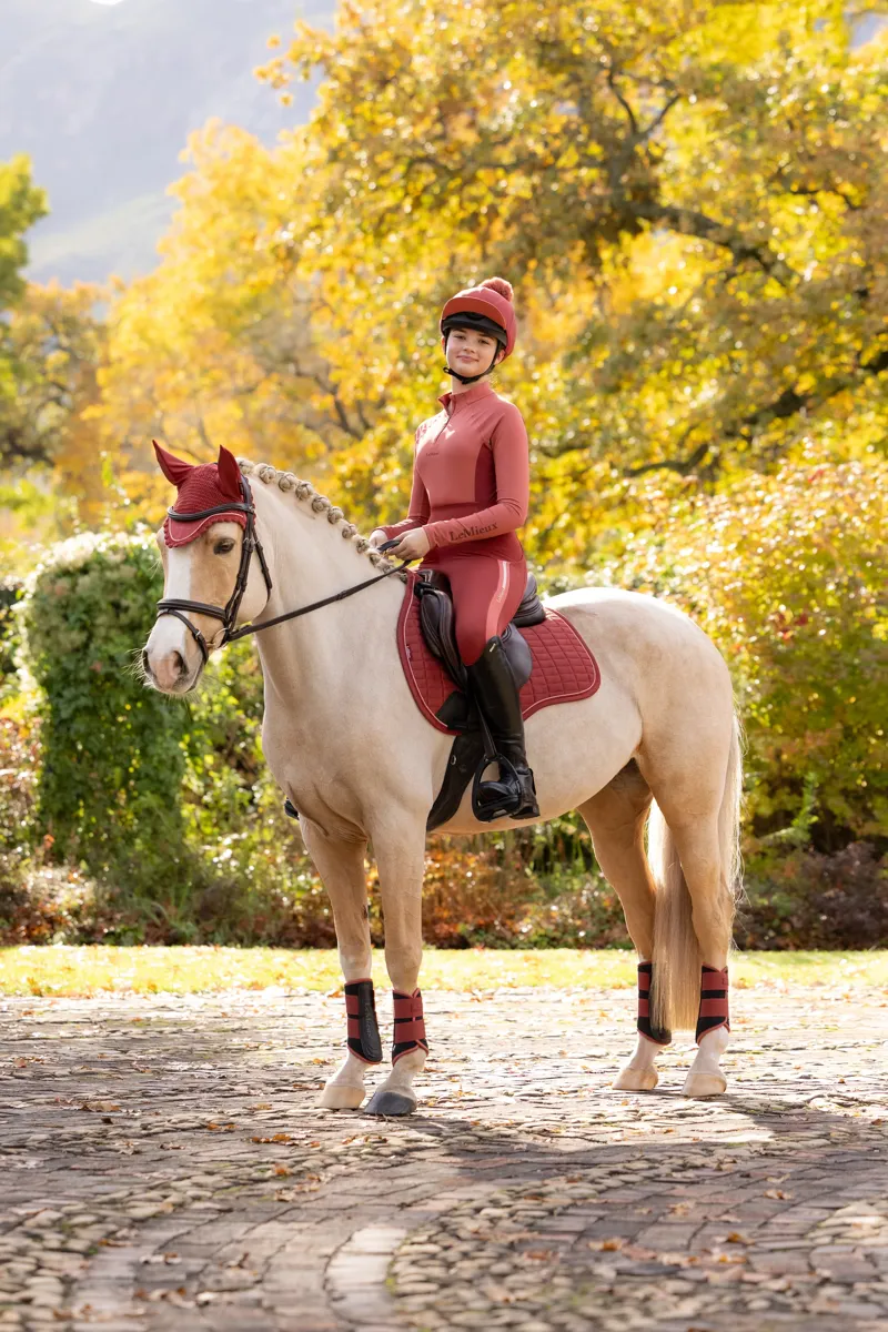LeMieux Suede GP Saddle Pad in Russet-2