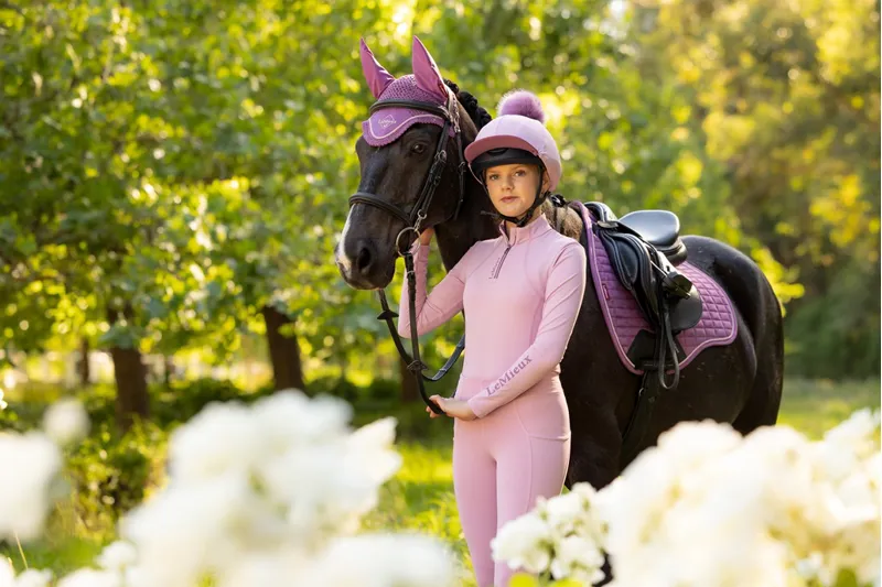 LeMieux Suede GP Square in Mallow-2