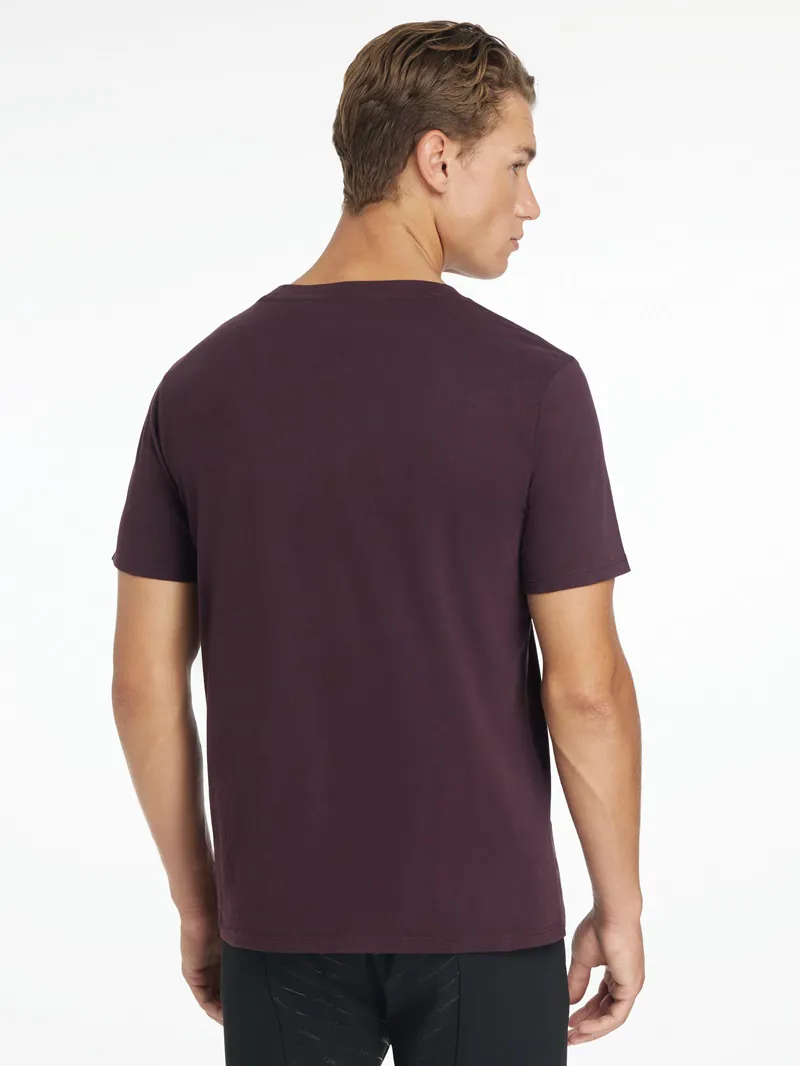 LeMieux T-Shirt Mens in Damson-2