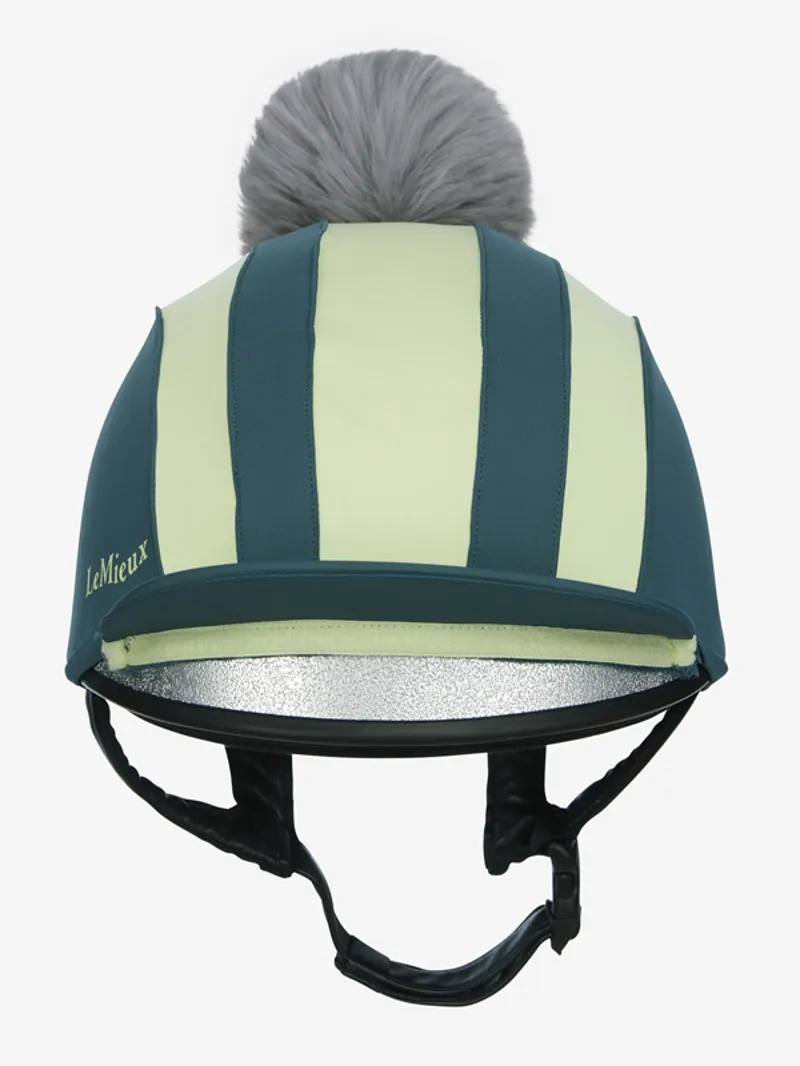 LeMieux Tempo Pom Hat Silk in Jungle-2