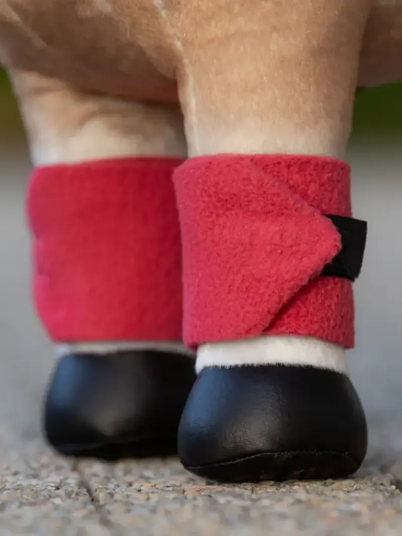 LeMieux Toy Pony Bandages in Cranberry-1