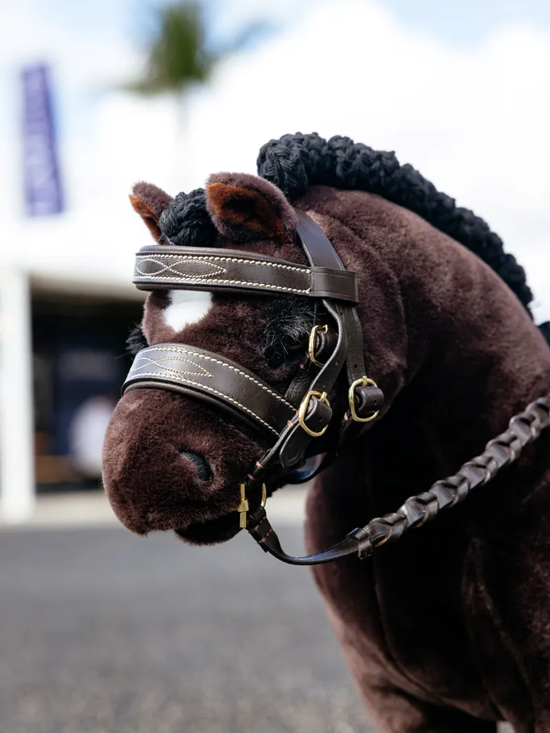 LeMieux Toy Pony Hunter Bridle in Brown-1