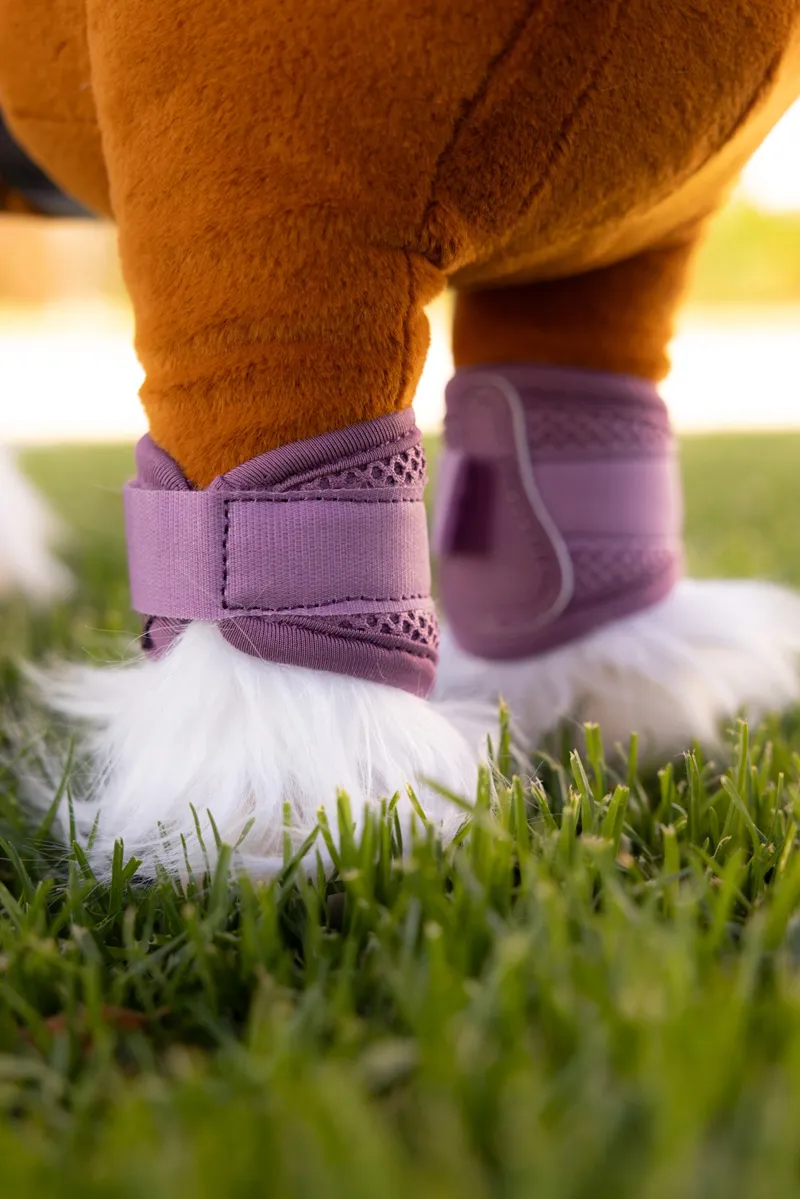 LeMieux Toy Pony Mesh Brushing Boots in Mallow-2