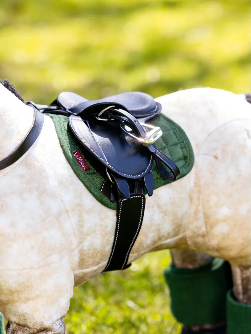 LeMieux Toy Pony Pad in Hunter Green-1