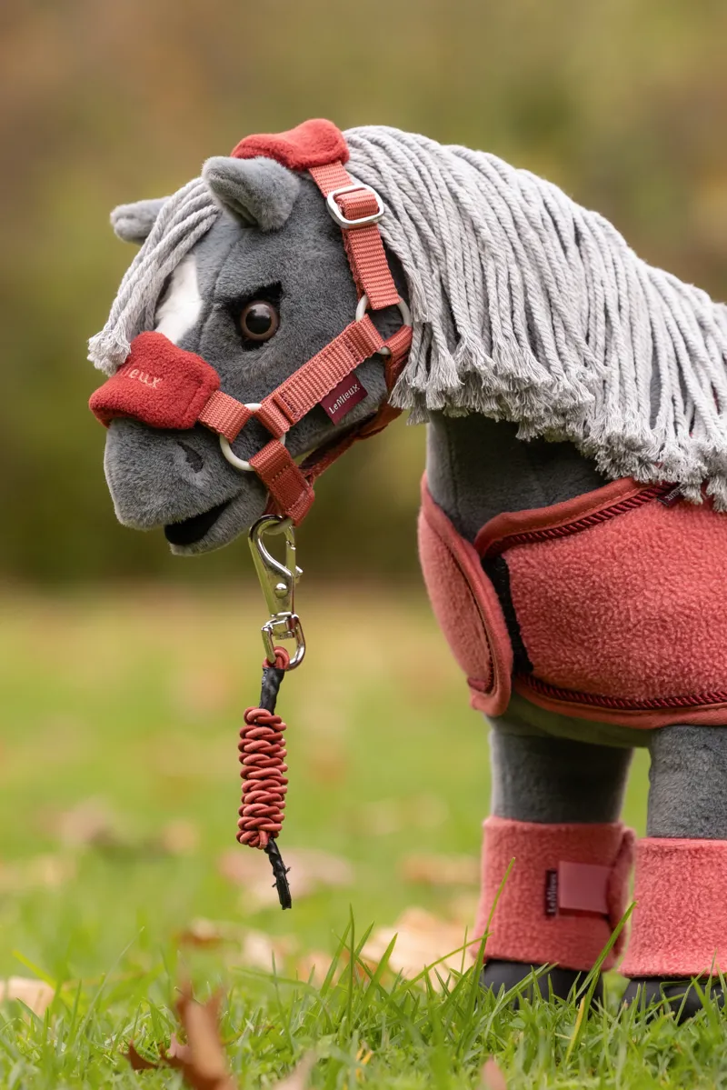 LeMieux Toy Pony Vogue Headcollar and Leadrope Set in Spiced Earth-1
