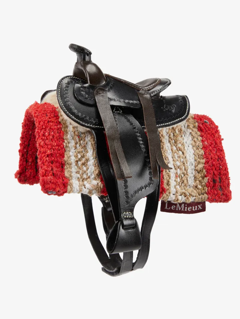 LeMieux Toy Pony Western Saddle in Black-3