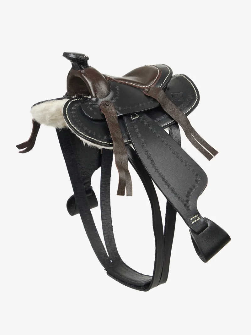 LeMieux Toy Pony Western Saddle in Black