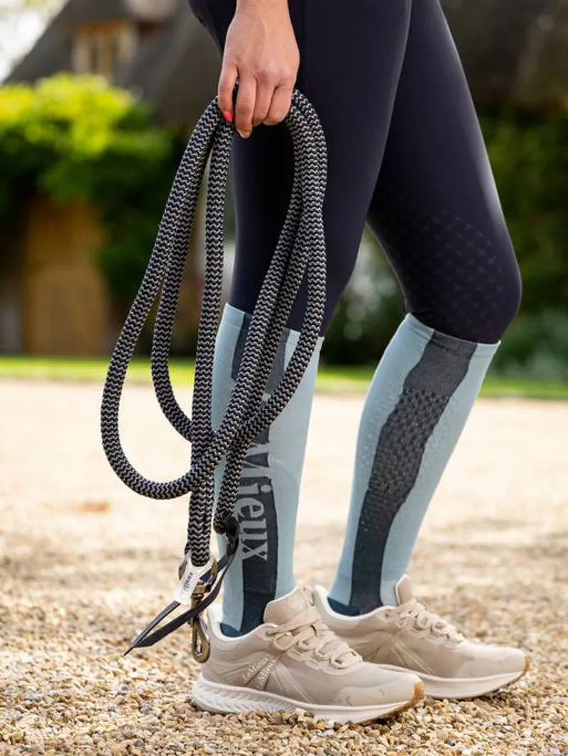 LeMieux Training Leadrope in Navy and Grey-1
