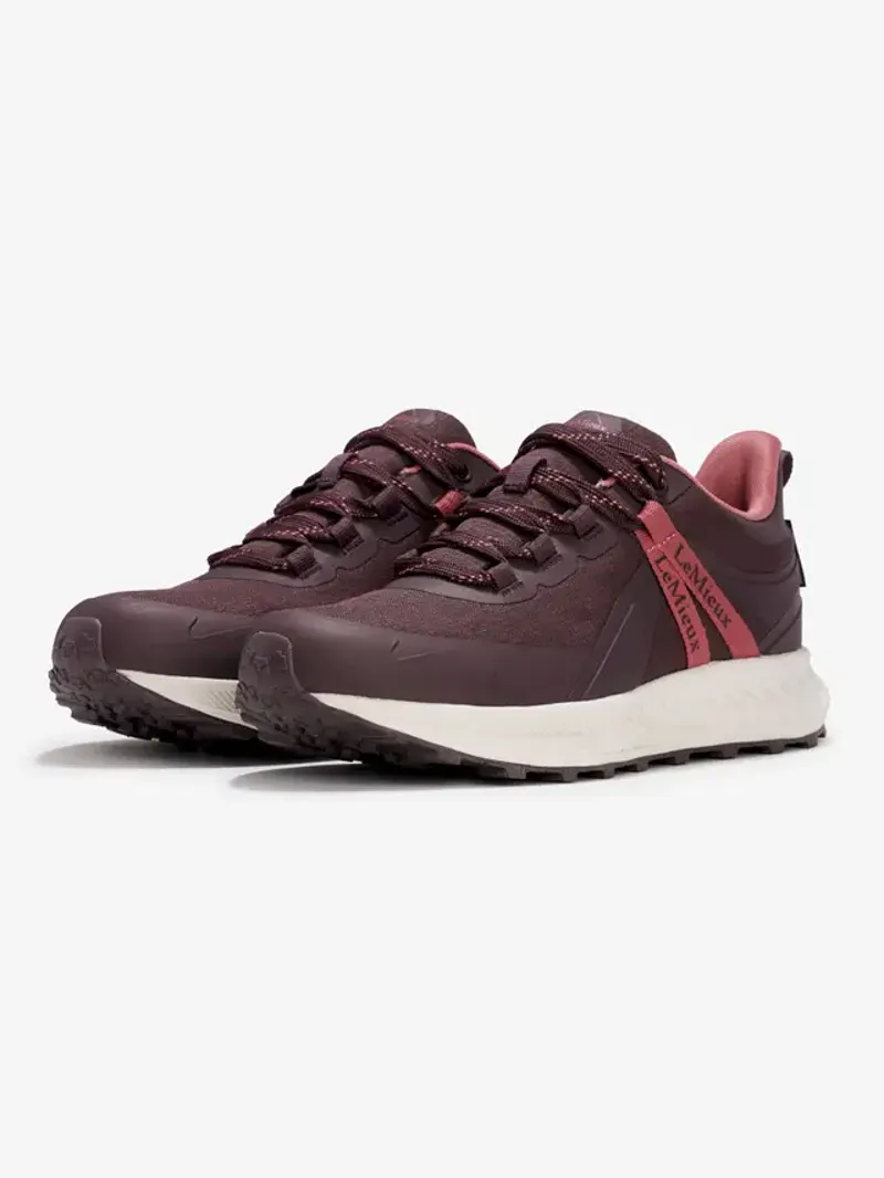 LeMieux Trax Viva Waterproof Trainer in Damson