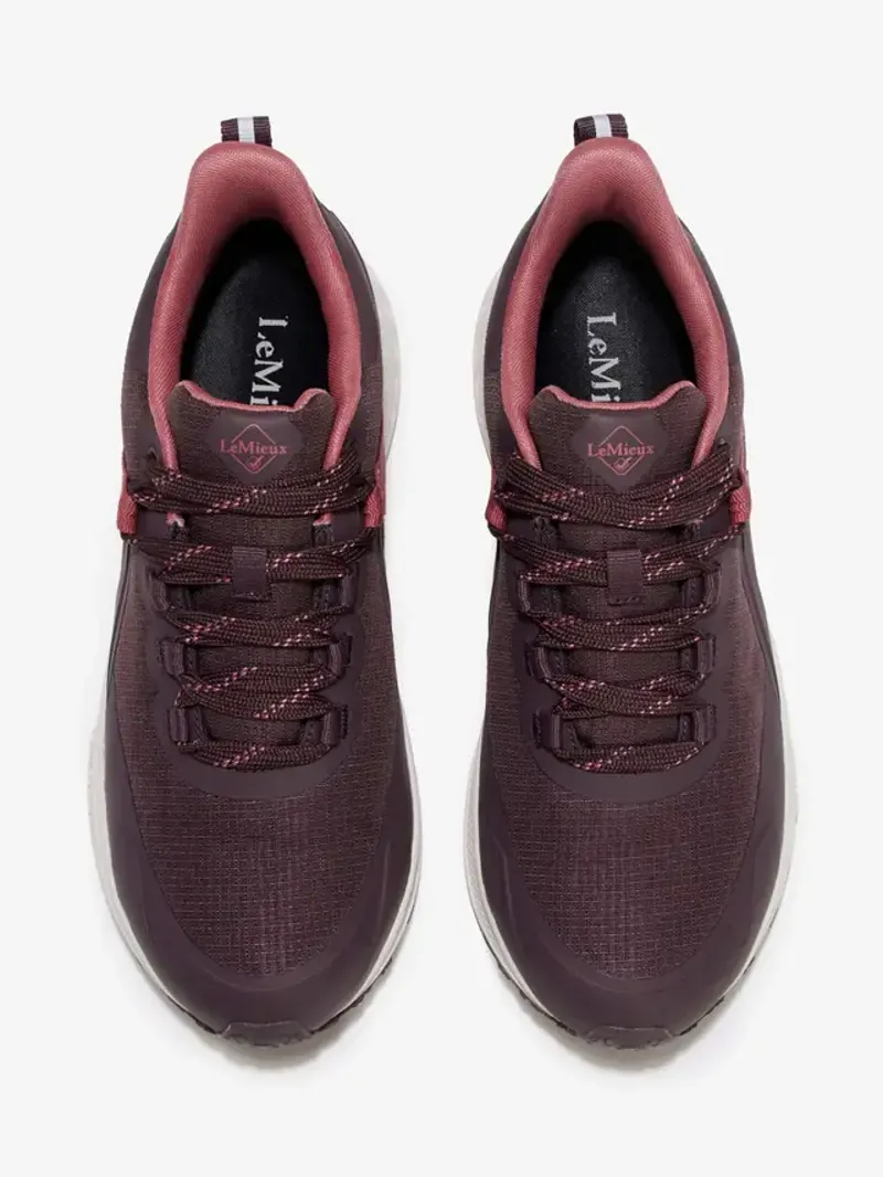 LeMieux Trax Viva Waterproof Trainer in Damson-3