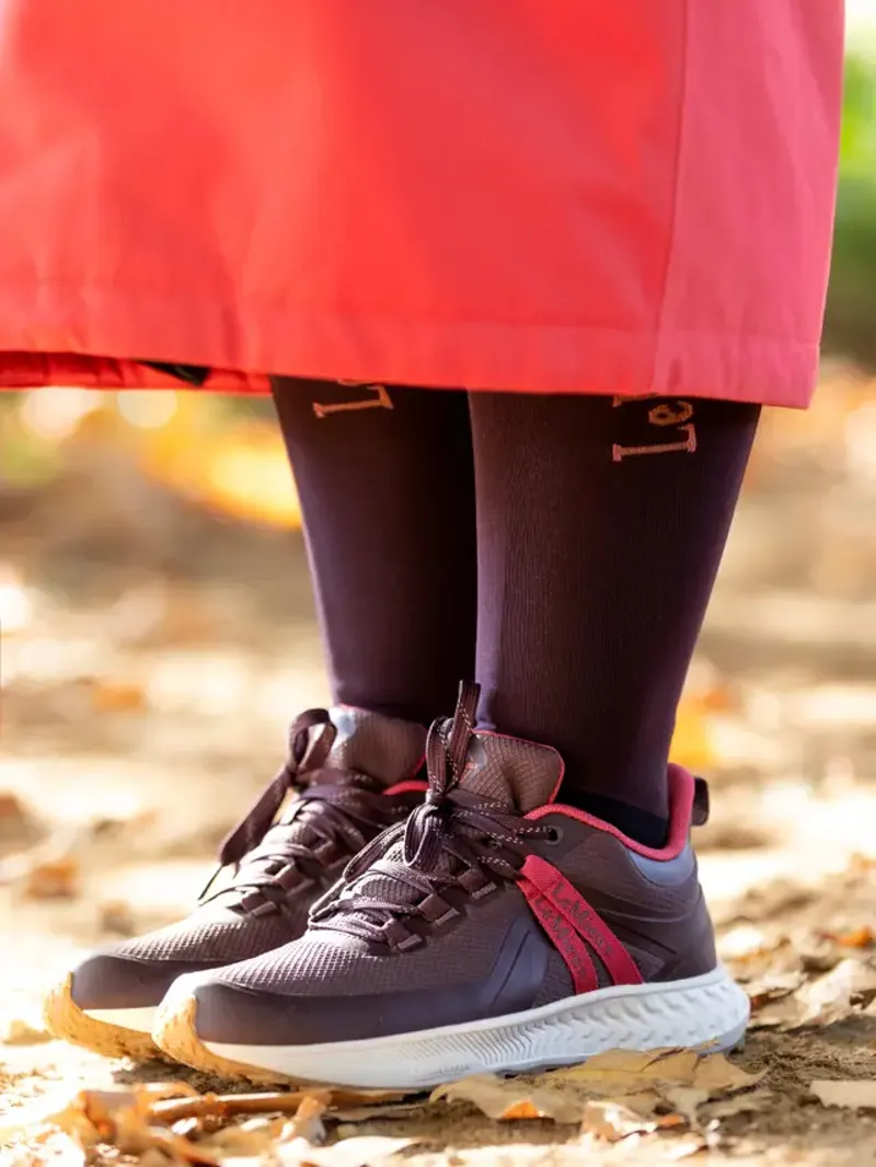 LeMieux Trax Viva Waterproof Trainer in Damson-4