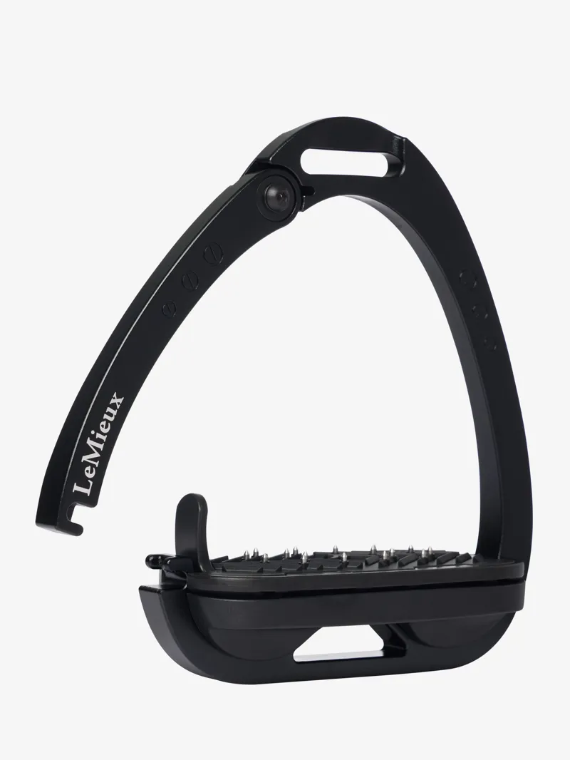LeMieux Vector Control Stirrups in Black-3