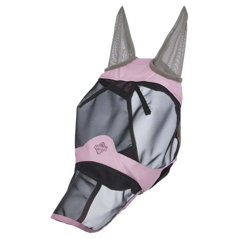 LeMieux Visor-Tek Fly Mask Full - Fondant-1