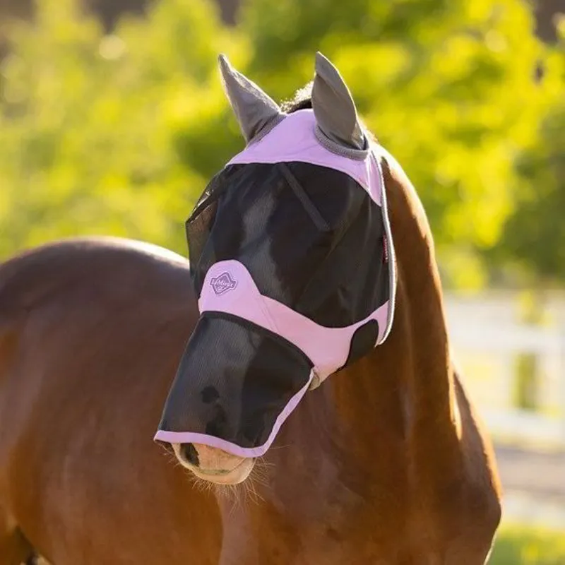 LeMieux Visor-Tek Fly Mask Full - Fondant