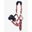 LeMieux Vogue Headcollar Set in Cranberry and Navy