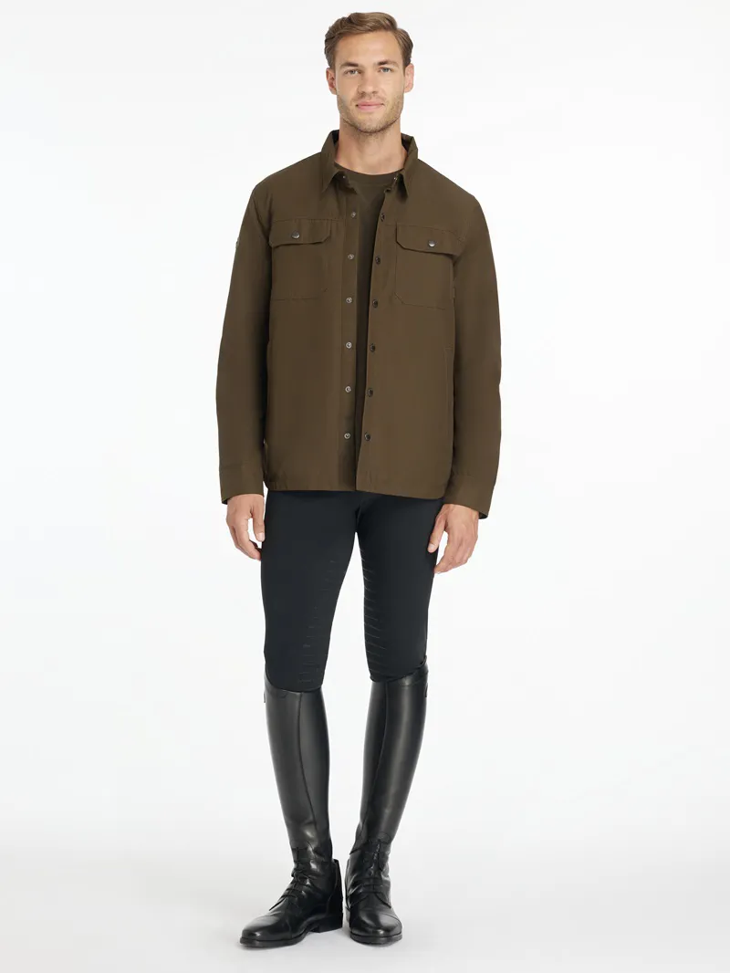 LeMieux Showerproof Shacket Mens in Alpine-3