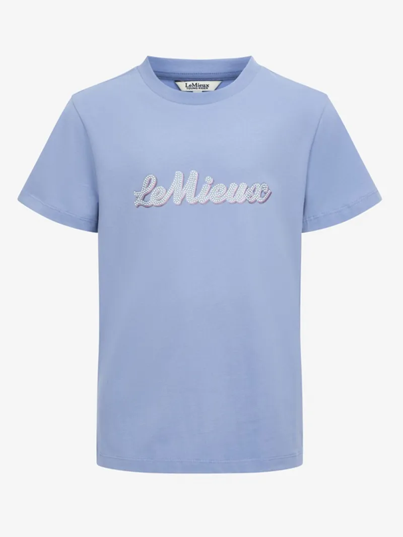 LeMieux Young Rider Arianna T-Shirt in Powder Blue