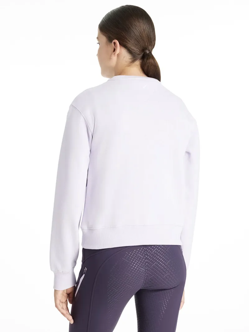 LeMieux Young Rider Carmen Crew Sweatshirt in Lilac-2