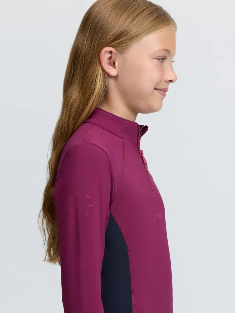 LeMieux Young Rider Classique Base Layer in Blackberry-1