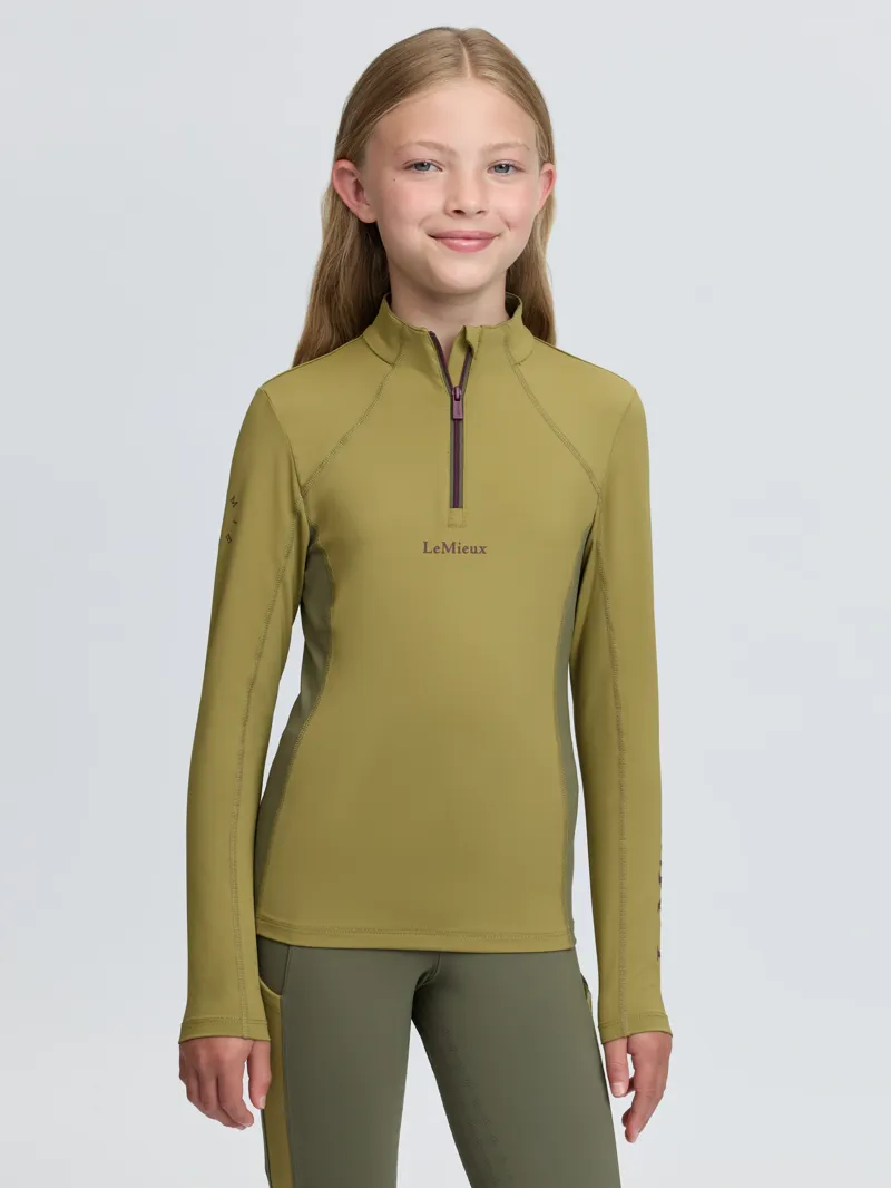 LeMieux Young Rider Classique Base Layer in Gooseberry