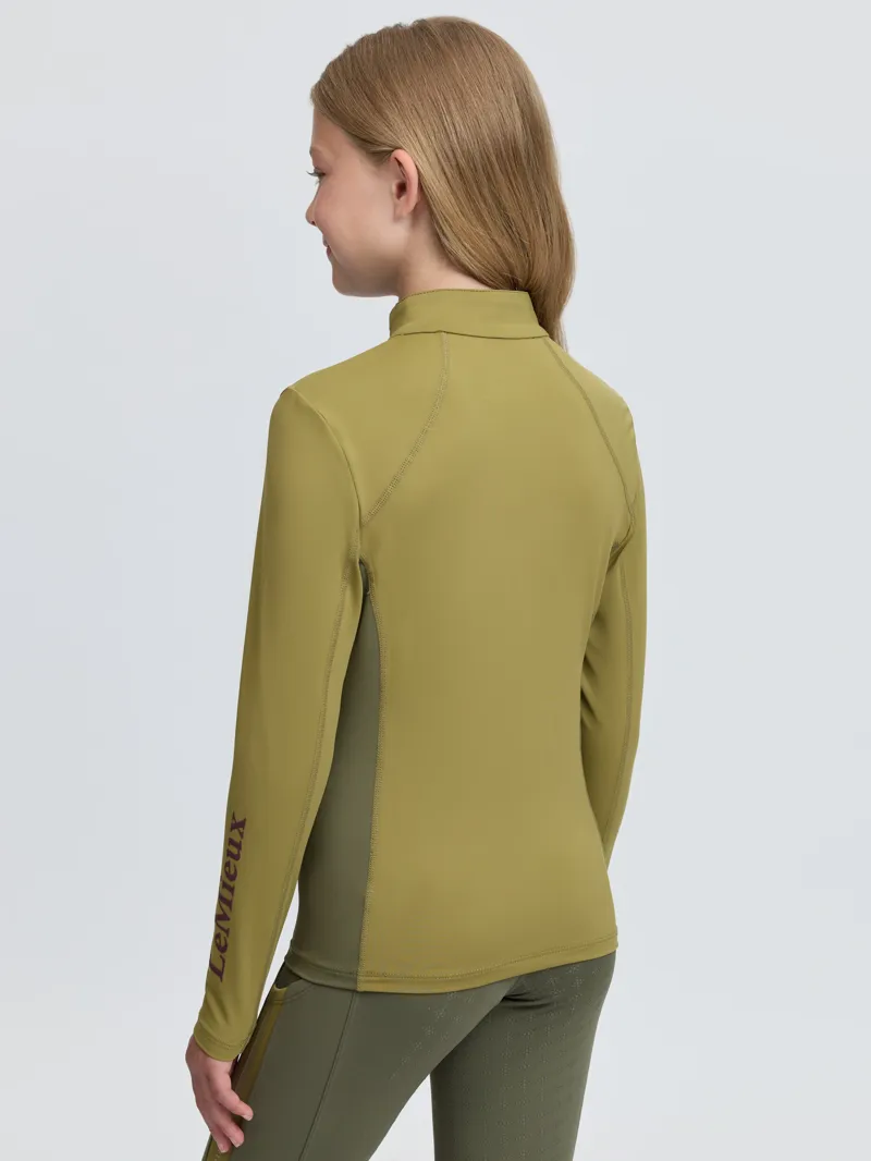 LeMieux Young Rider Classique Base Layer in Gooseberry-1
