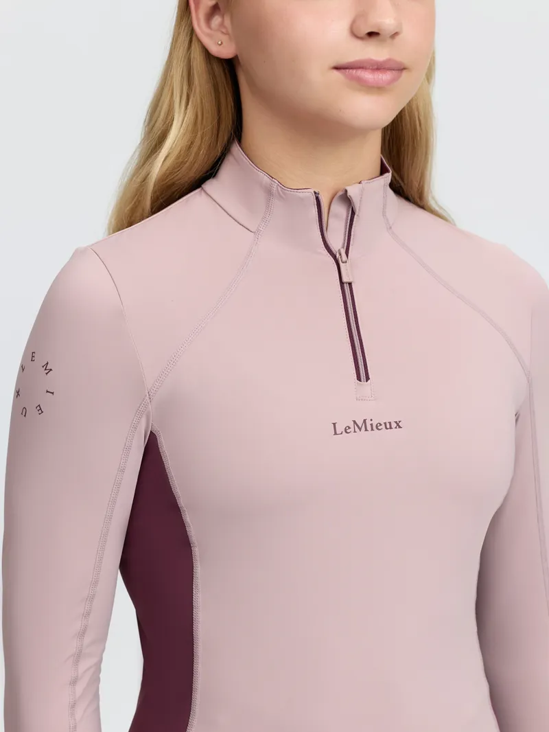 LeMieux Young Rider Classique Base Layer in Wild Rose-2