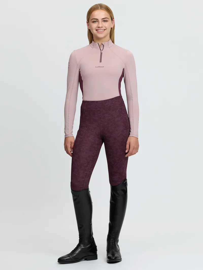 LeMieux Young Rider Classique Base Layer in Wild Rose-1