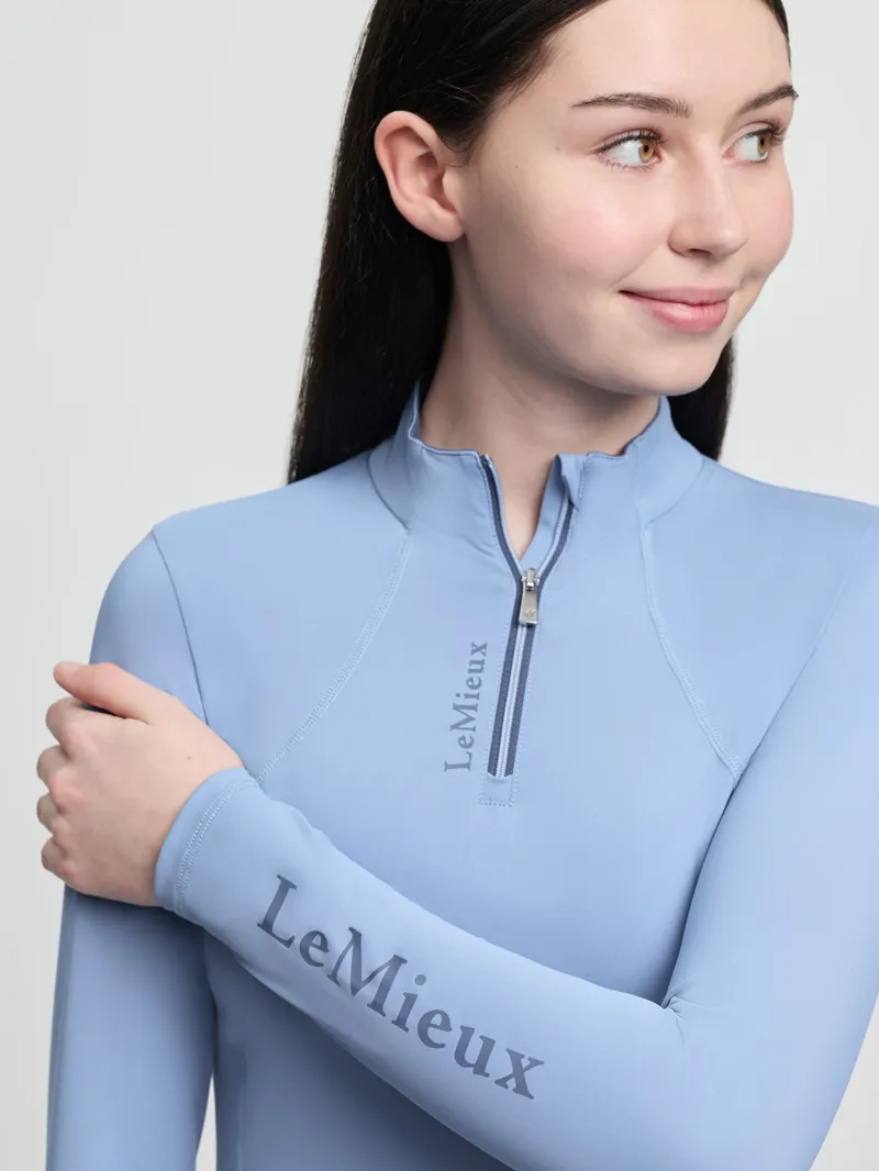 LeMieux Young Rider Classique Base Layer in Powder Blue-5