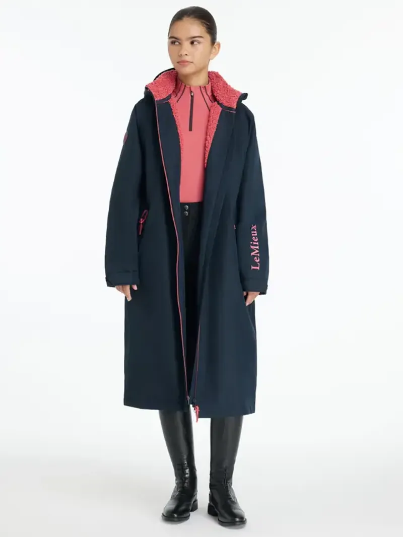 LeMieux Young Rider HydroShield Robe in Navy-1