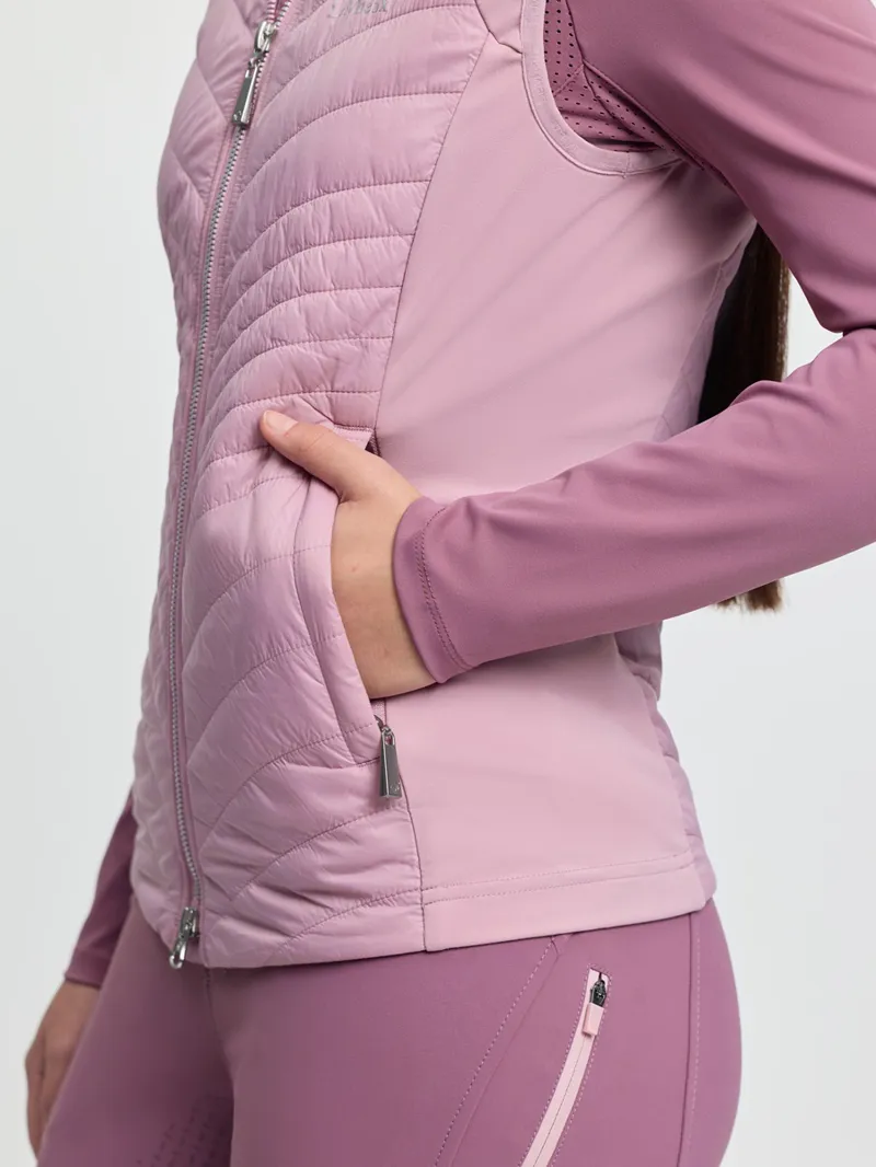 LeMieux Young Rider Josephine Gilet in Fondant-5