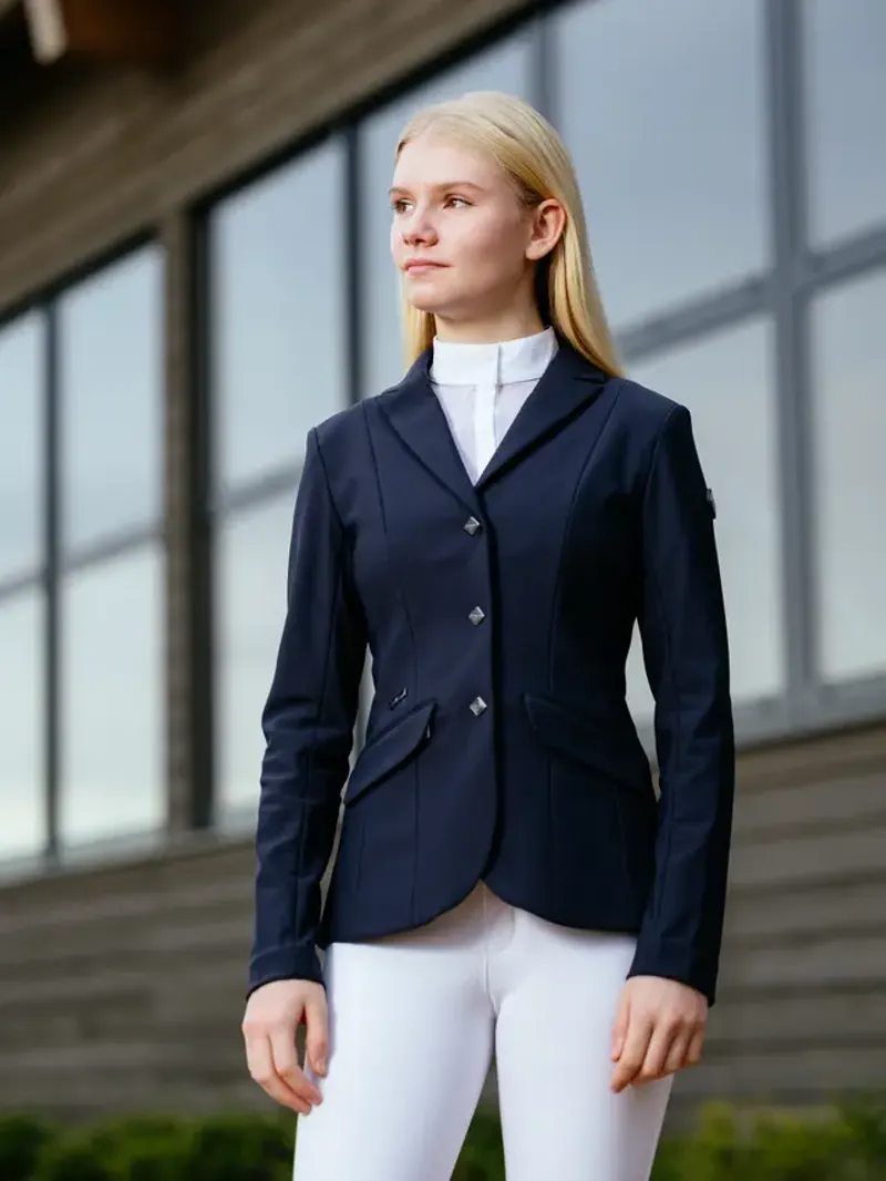 LeMieux Young Rider Kennedy Show Jacket in Navy-2