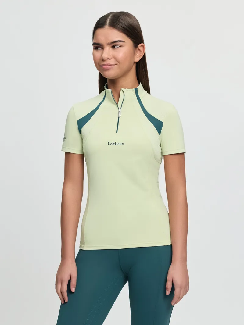 LeMieux Young Rider Mia Mesh Base Layer in Macaron-1