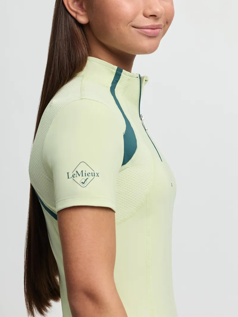 LeMieux Young Rider Mia Mesh Base Layer in Macaron-3