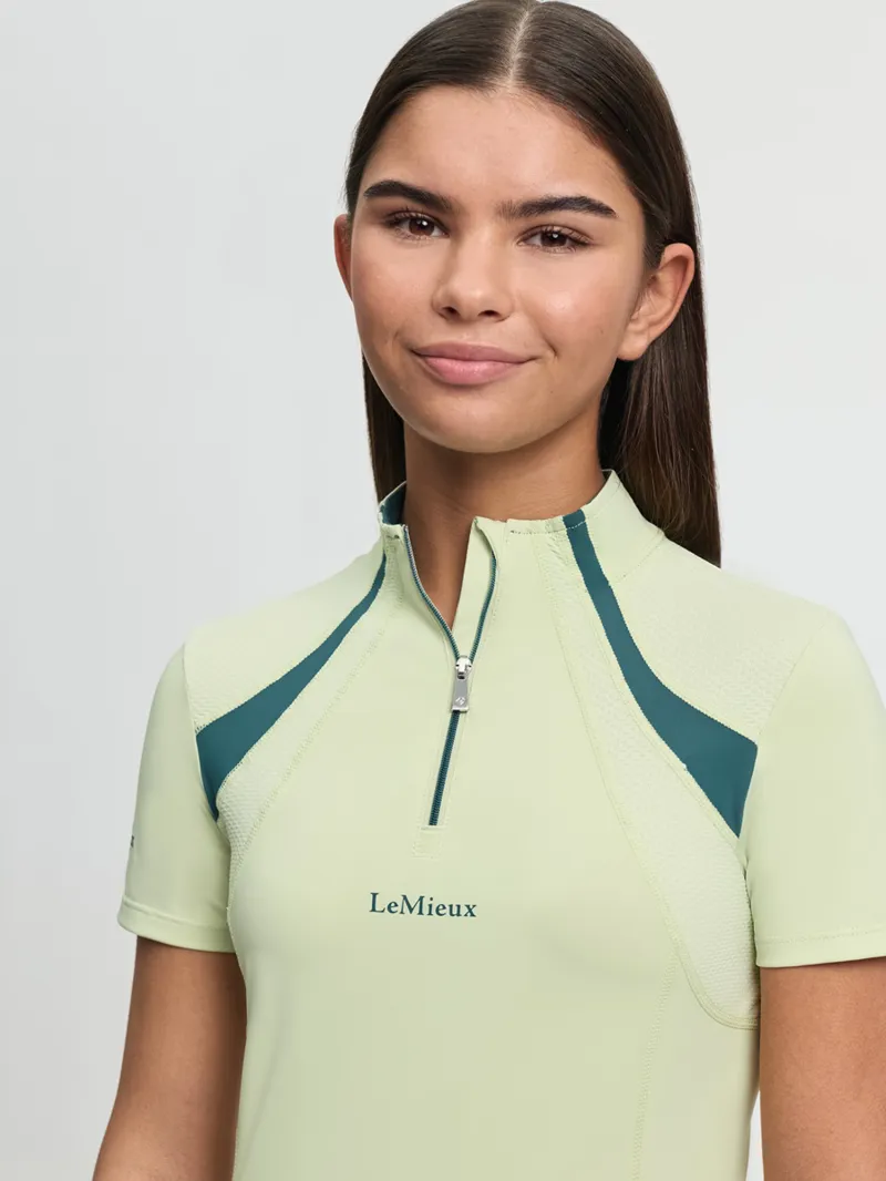LeMieux Young Rider Mia Mesh Base Layer in Macaron-4